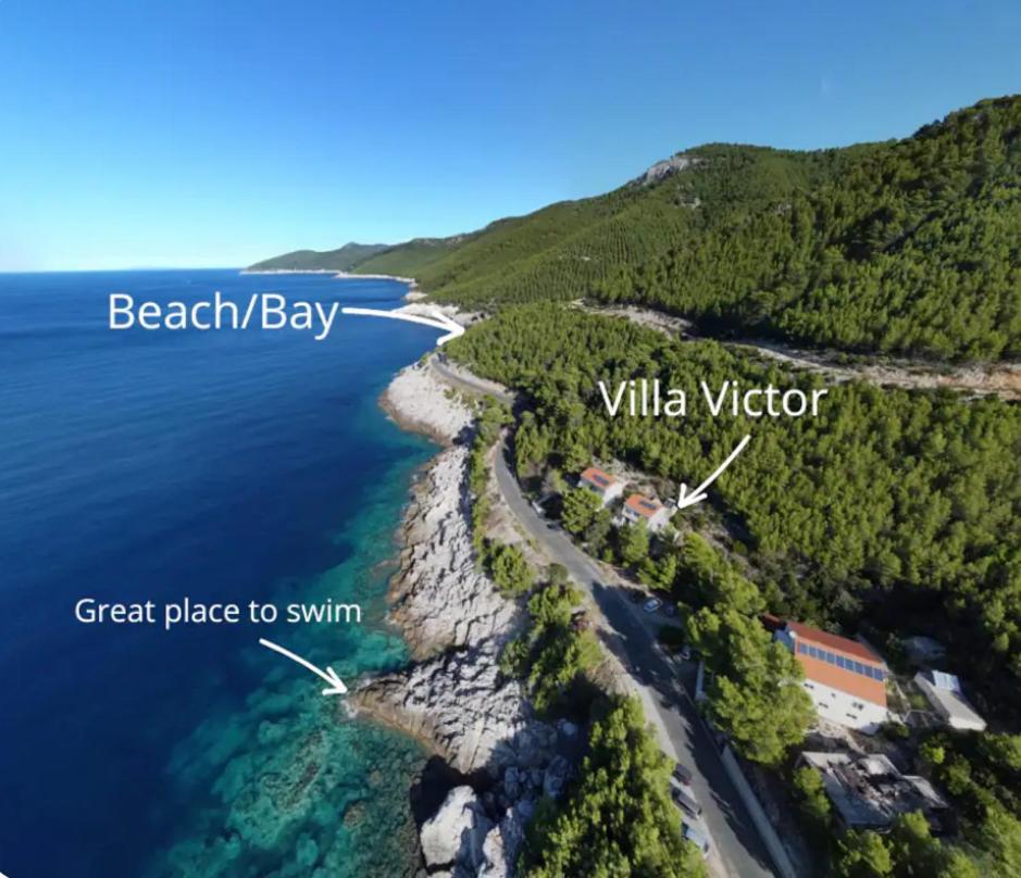 Villa Victor Babino Polje 外观 照片
